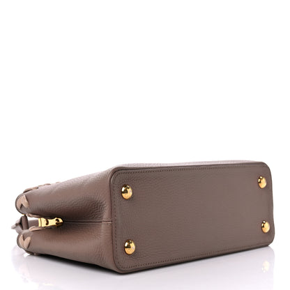 Louis Vuitton Taurillon Lambskin Capucines PM Taupe 4 of 8