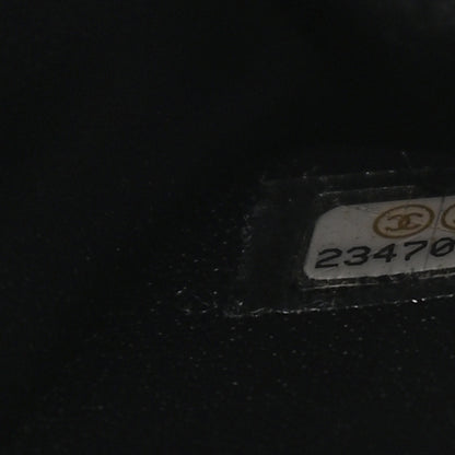 Chanel Caviar Lizard Quilted Large Coco Handle Flap Black 9 of 10