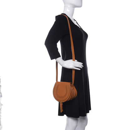 Chloe Calfskin Mini Marcie Round Crossbody Bag Light Tan 2 of 11