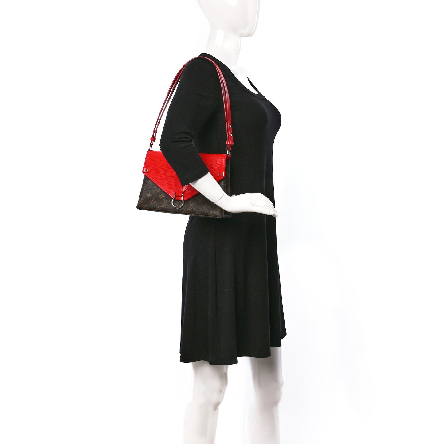 Monogram Epi Saint Michel Coquelicot