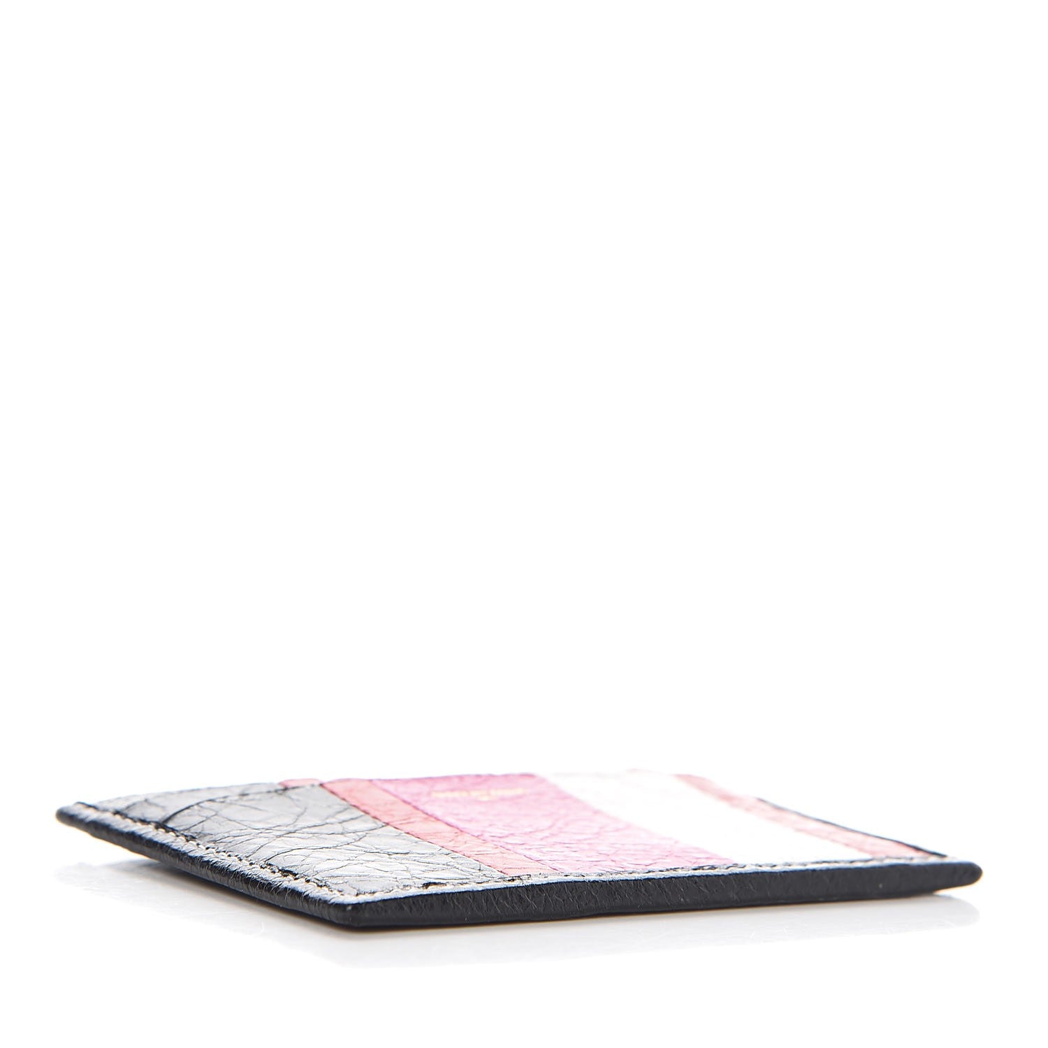 Balenciaga Agneau Arena Multicolore Multi Card Case Rose Gris White Black Rouge 4 of 7