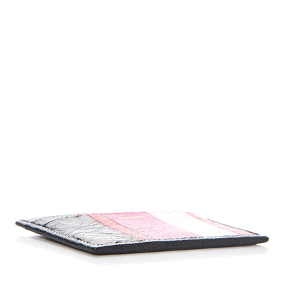 Balenciaga Agneau Arena Multicolore Multi Card Case Rose Gris White Black Rouge 4 of 7