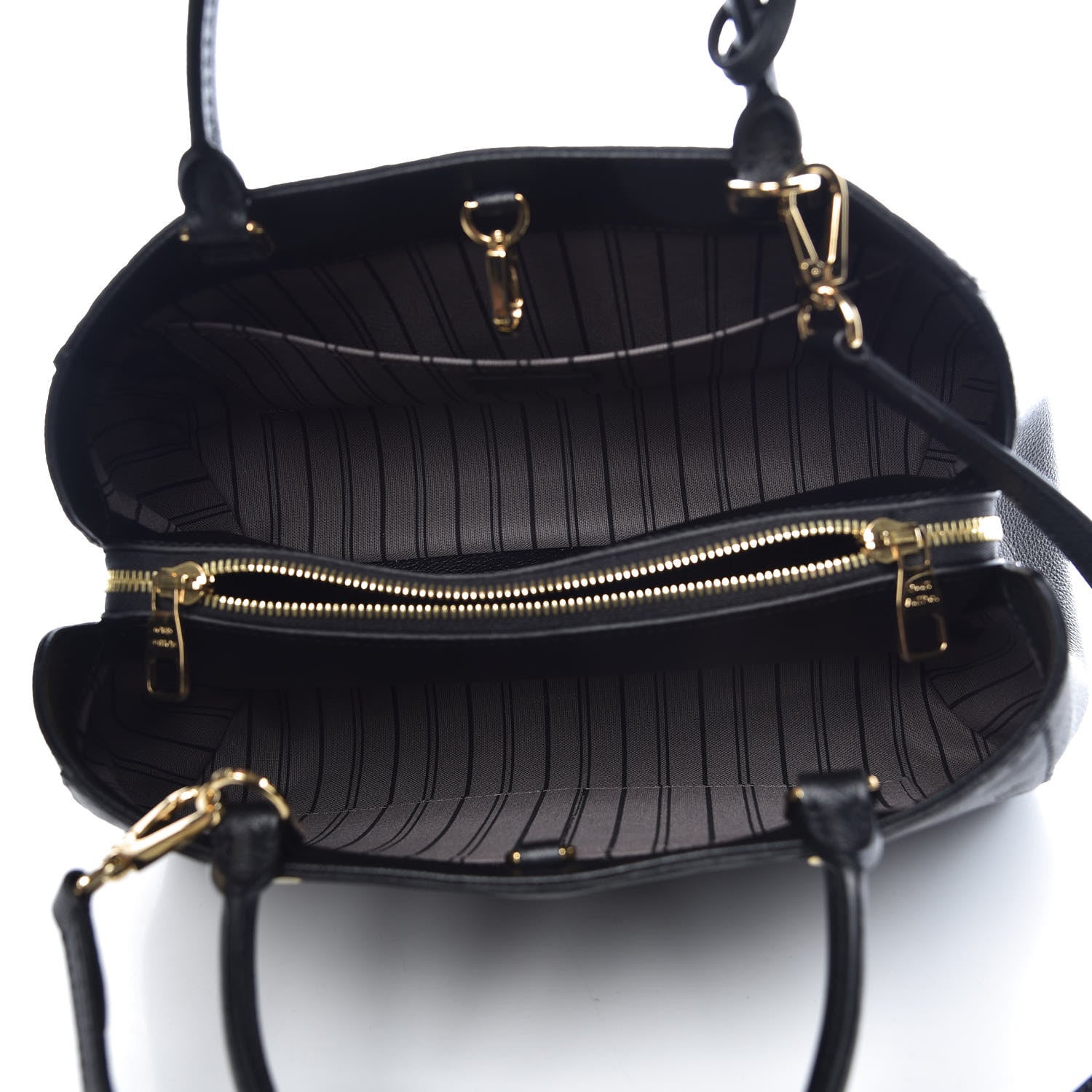 Louis Vuitton Empreinte Montaigne MM Black 5 of 10