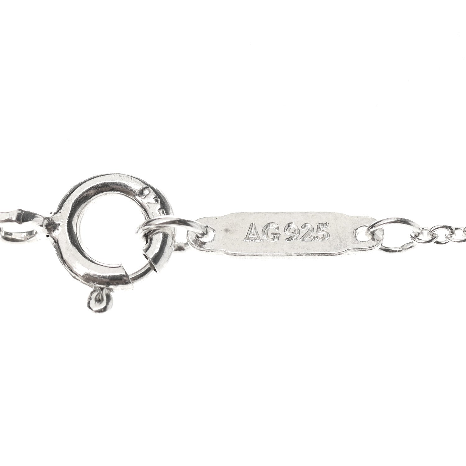 Tiffany Sterling Silver Rubedo 1837 Circles Pendant Necklace 6 of 6