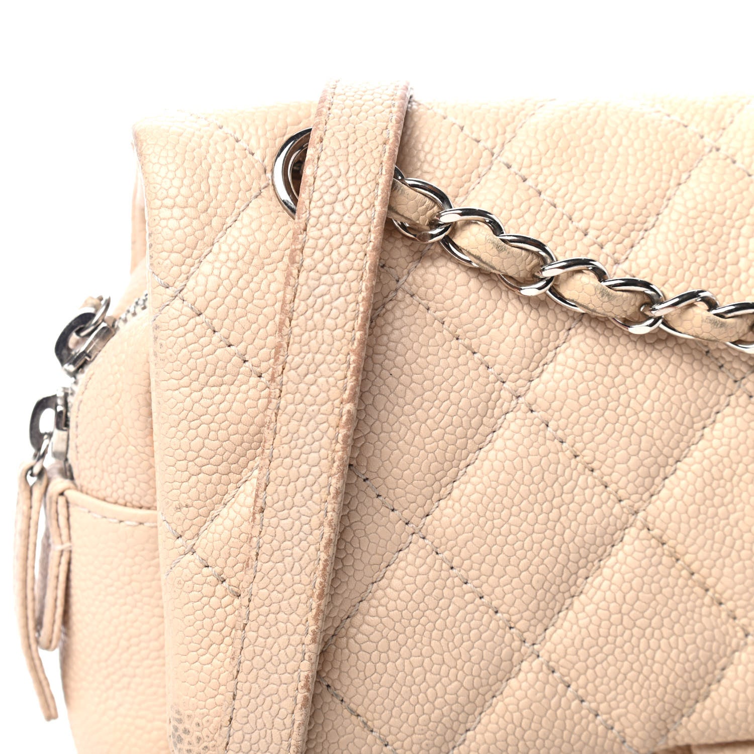 Chanel Caviar Quilted Medium Casual Journey Flap Light Pink 11 of 11