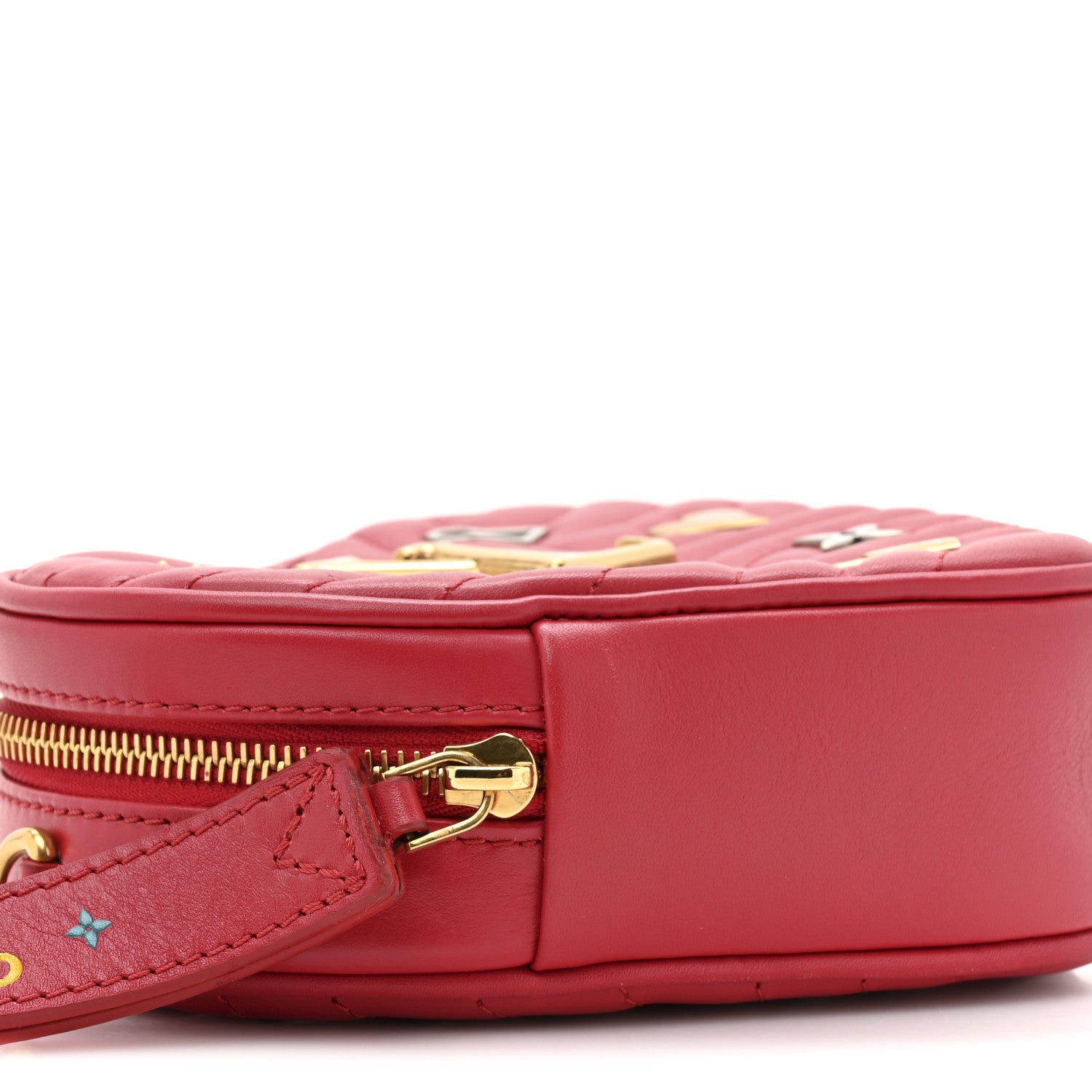 Louis Vuitton Calfskin Embellished New Wave Love Lock Heart Bag