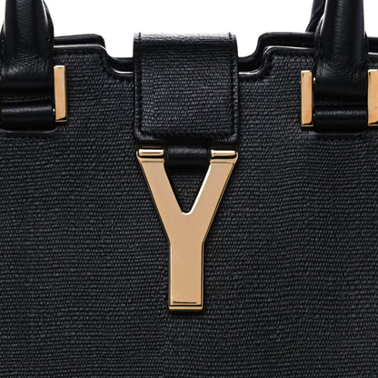Saint Laurent Textured Calfskin Medium Classic Y Cabas Black 7 of 12