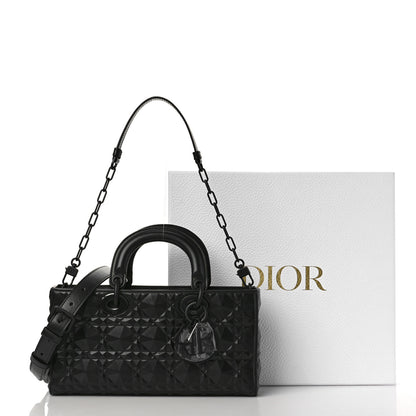 Christian Dior Calfskin Cannage Diamond Medium Lady D-Joy Black 9 of 9