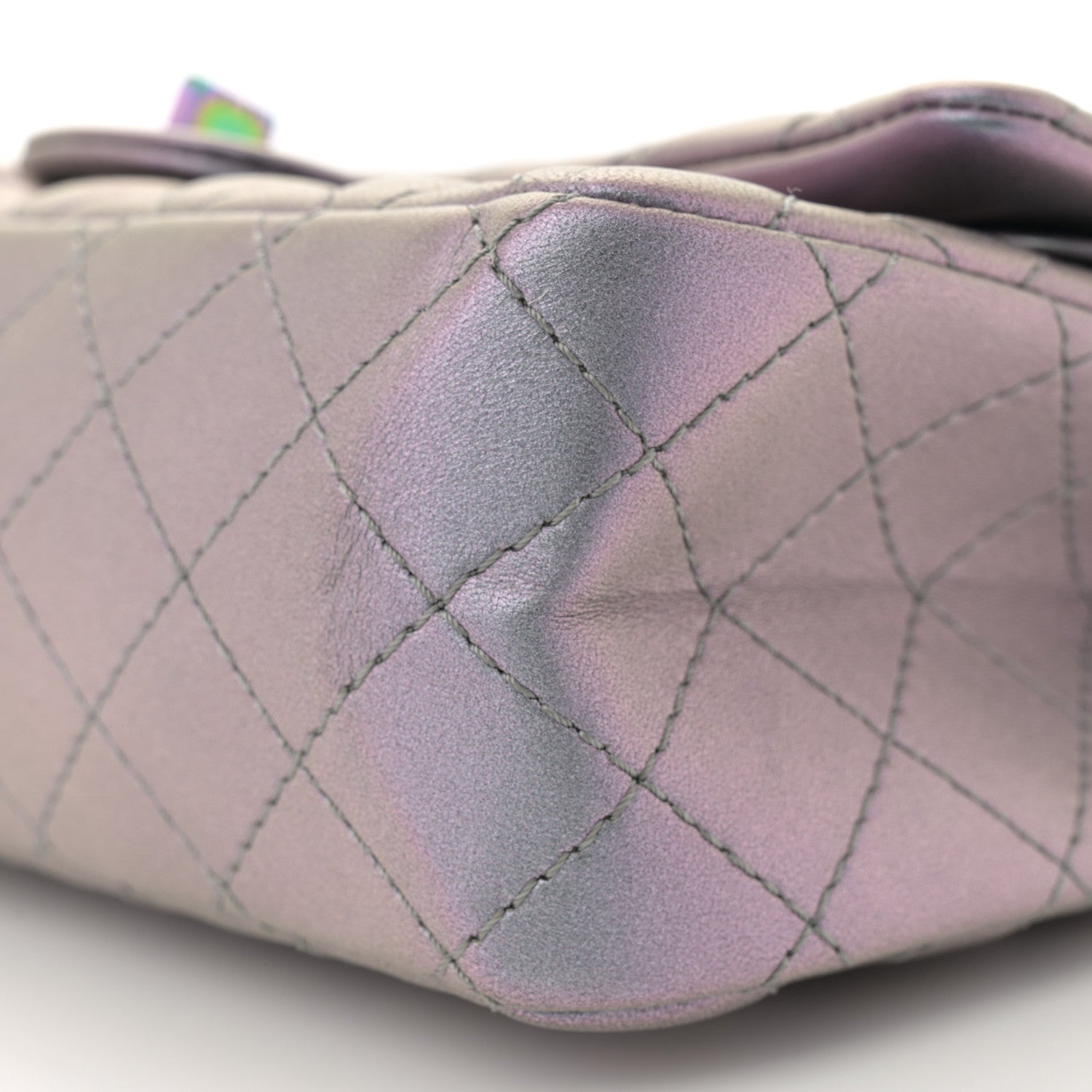 Chanel Iridescent Lambskin Quilted 2.55 Reissue 225 Flap Light Purple 10 of 13