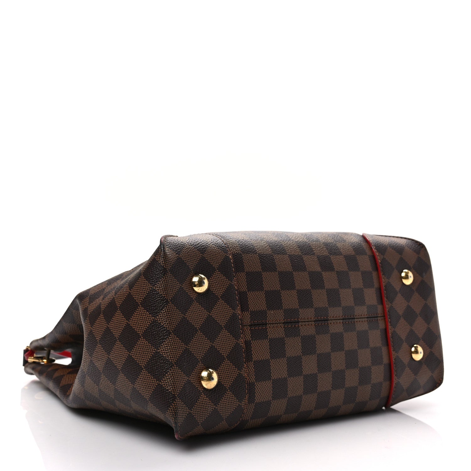 Louis Vuitton Damier Ebene Caissa Hobo Cherry 4 of 7
