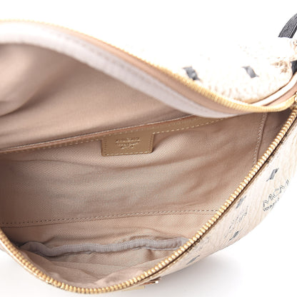 MCM Metallic Visetos Stark Belt Bag Gold 5 of 9