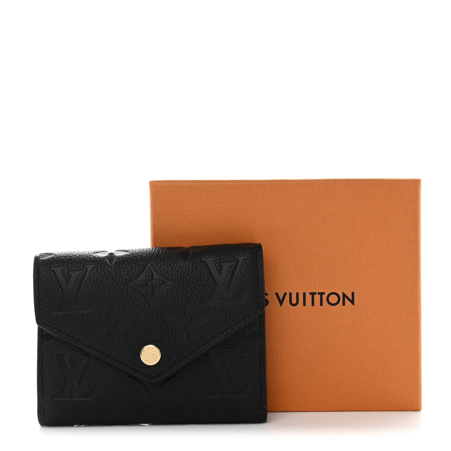 Louis Vuitton Empreinte Victorine Wallet Black 7 of 7