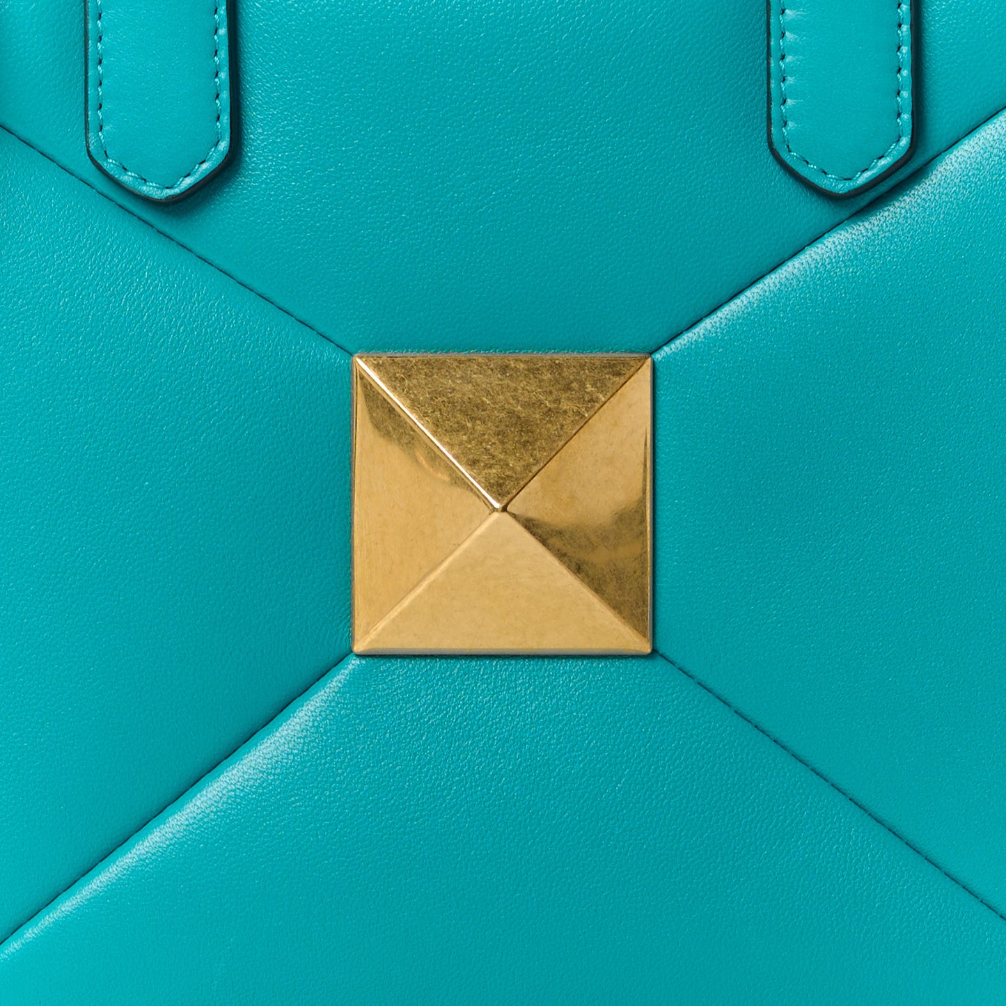 Nappa Small One Stud Handbag Marine Green