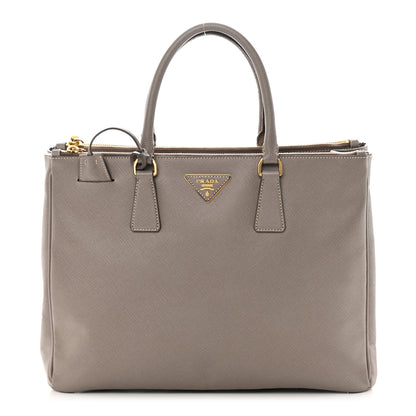 Prada Saffiano Large Galleria Double Zip Tote Argilla 1 of 25