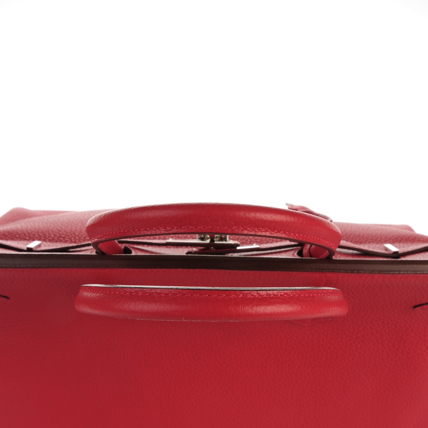 Taurillon Clemence Birkin 40 Rouge Casaque