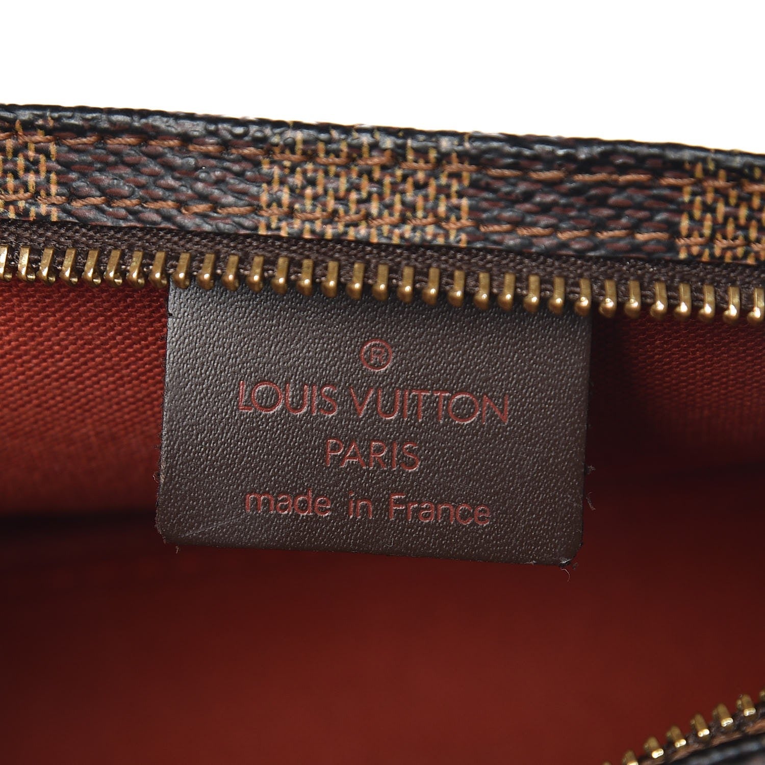 Louis Vuitton Damier Ebene Navona Pochette Accessories 7 of 10