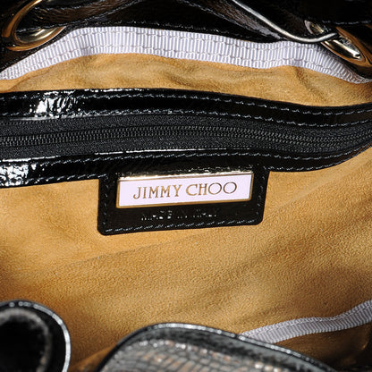 Jimmy Choo Patent Lizard Embossed Ramona 6 of 7