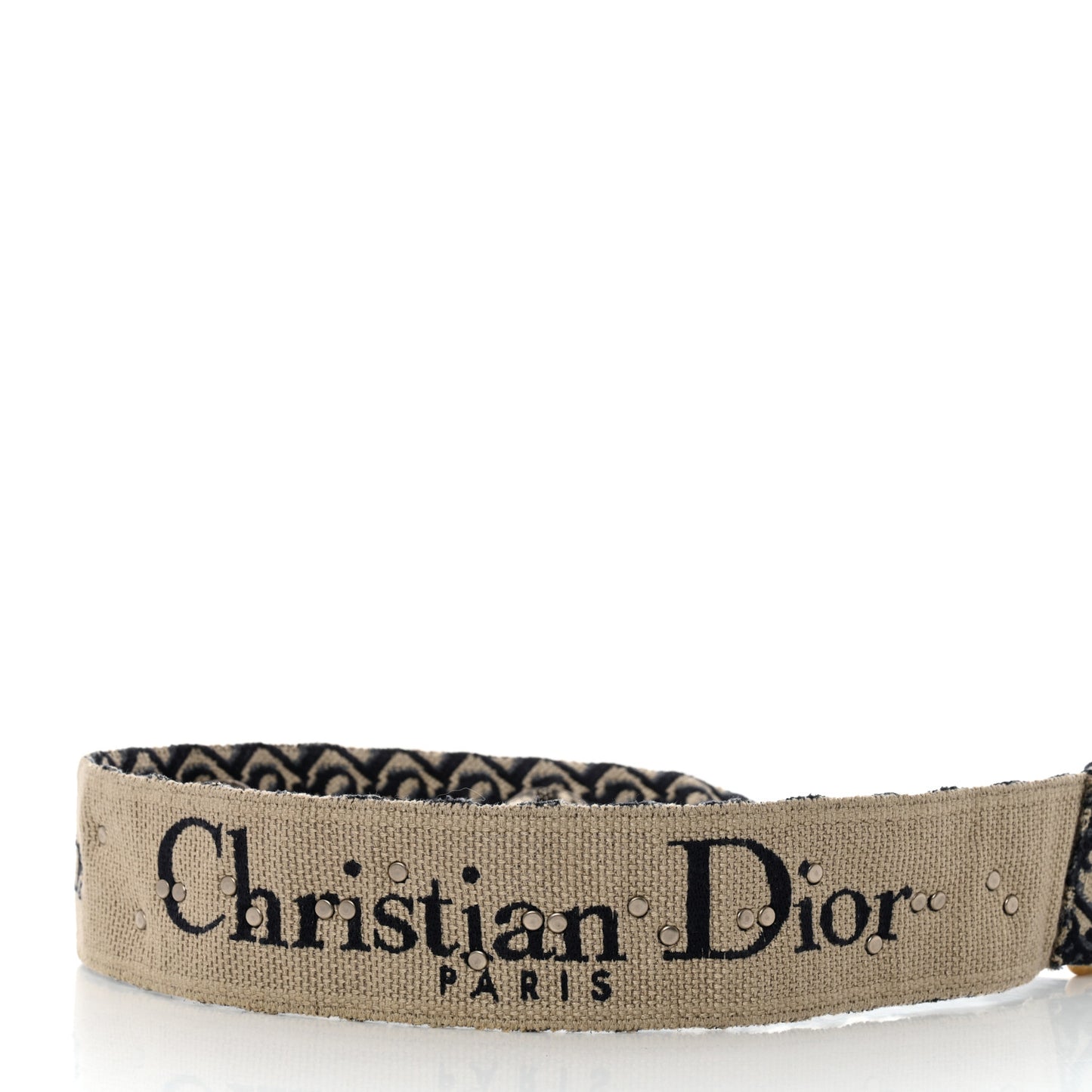 Oblique Studded Shoulder Strap Blue