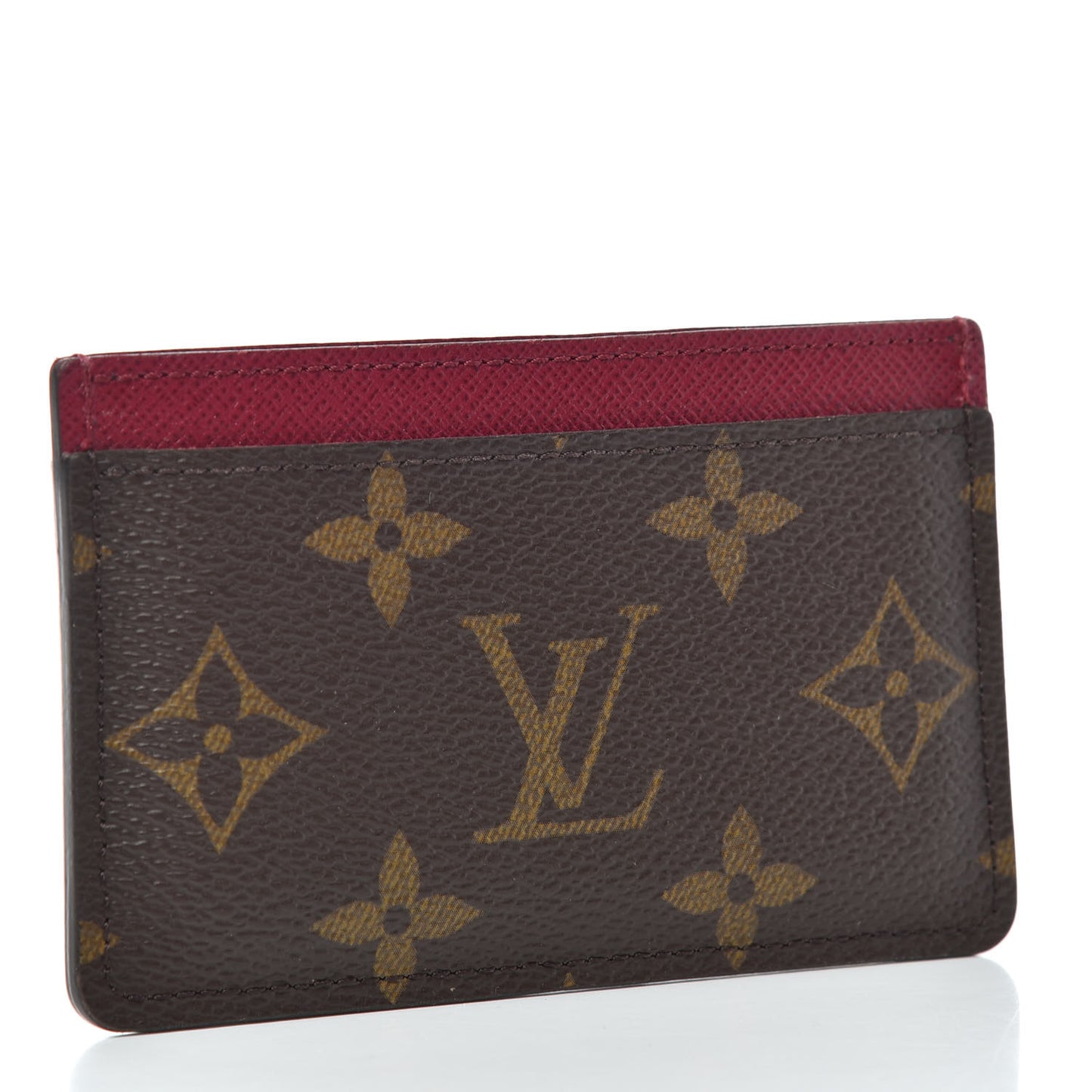 Monogram Card Holder Fuchsia