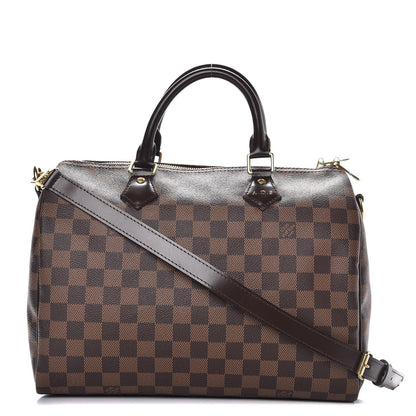 Louis Vuitton Damier Ebene Speedy Bandouliere 30 1 of 18