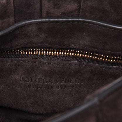 Bottega Veneta Suede Maxi Intrecciato Padded Chain Cassette Crossbody Bag Fondant 6 of 12