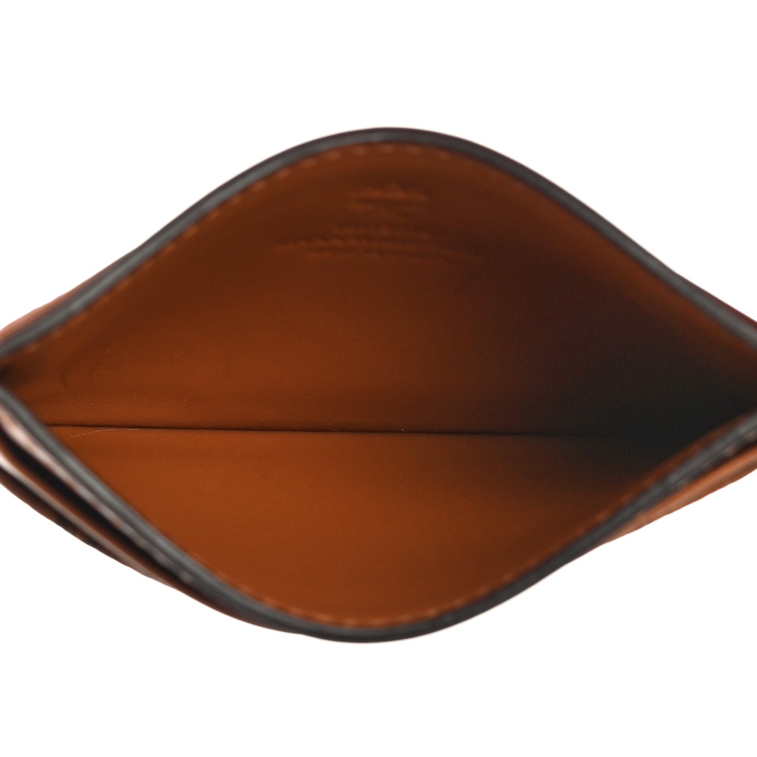 MCM Calfskin Visetos Card Holder Cognac 5 of 9