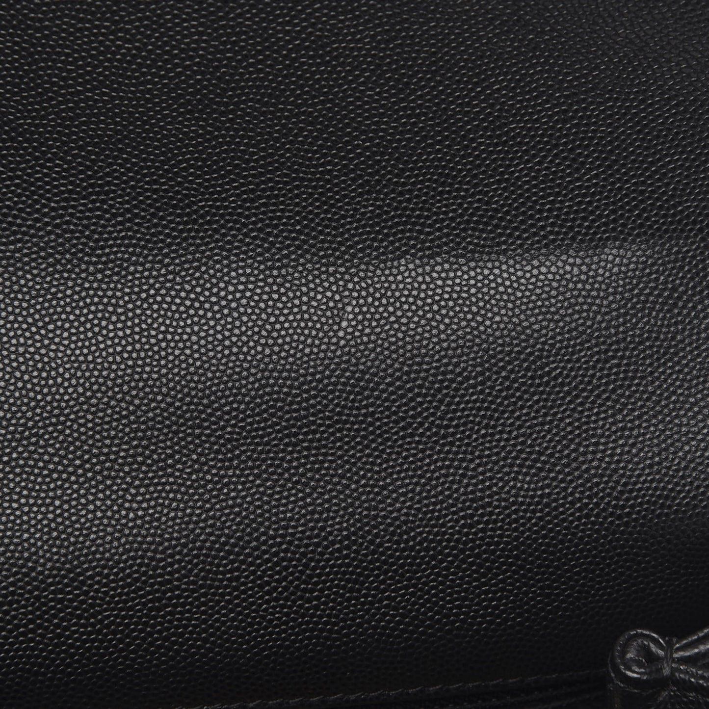 Caviar Lizard Embossed Quilted Small Coco Handle Flap Black