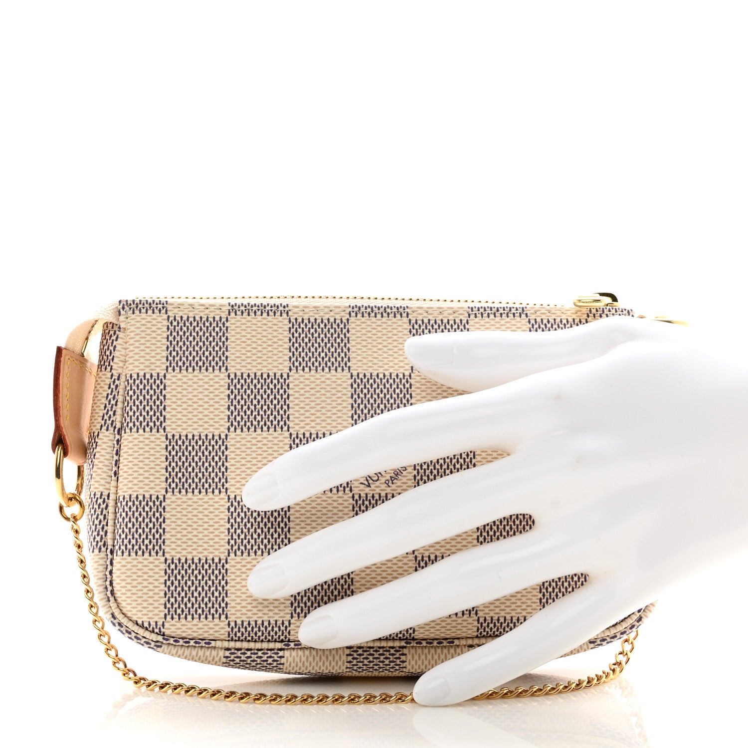 Louis Vuitton Damier Azur Mini Pochette Accessories 2 of 8