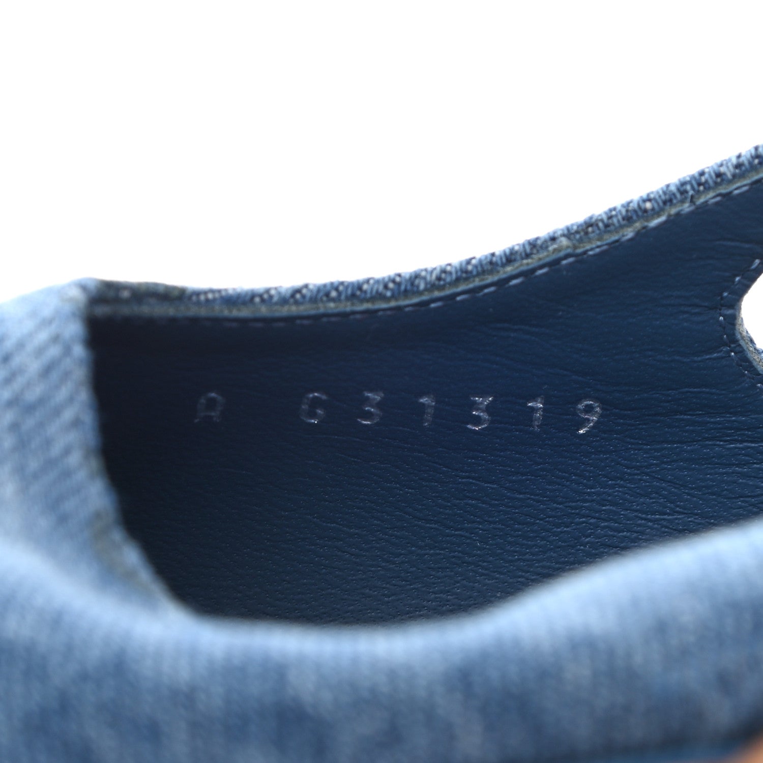 Chanel Denim Cap Toe CC Slingback Flats 40 Light Blue Multicolor 8 of 10