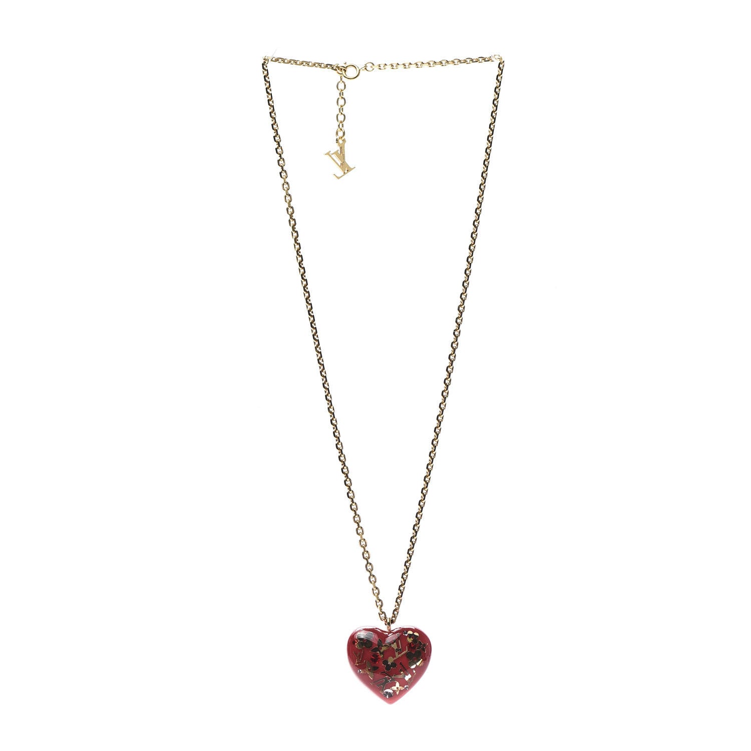 Louis Vuitton Inclusion Heart Necklace Pomme D'Amour 3 of 5
