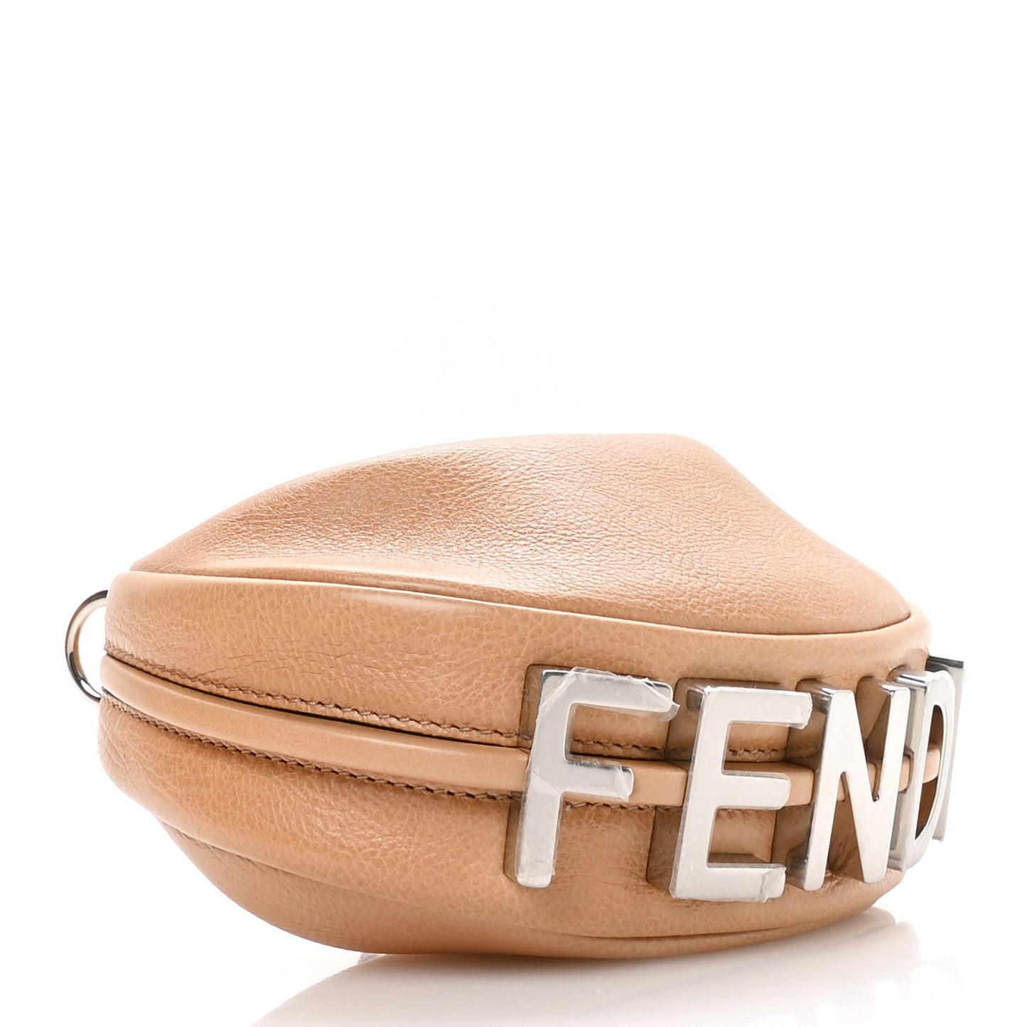 Vitello Grace Nano Fendigraphy Hobo Charm Miele Scuro
