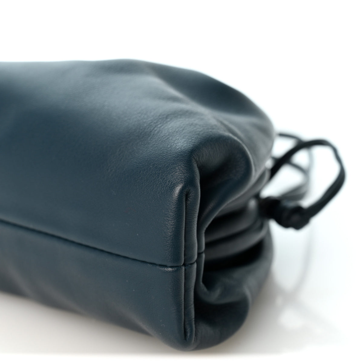 Butter Calfskin The Mini Pouch Deep Blue