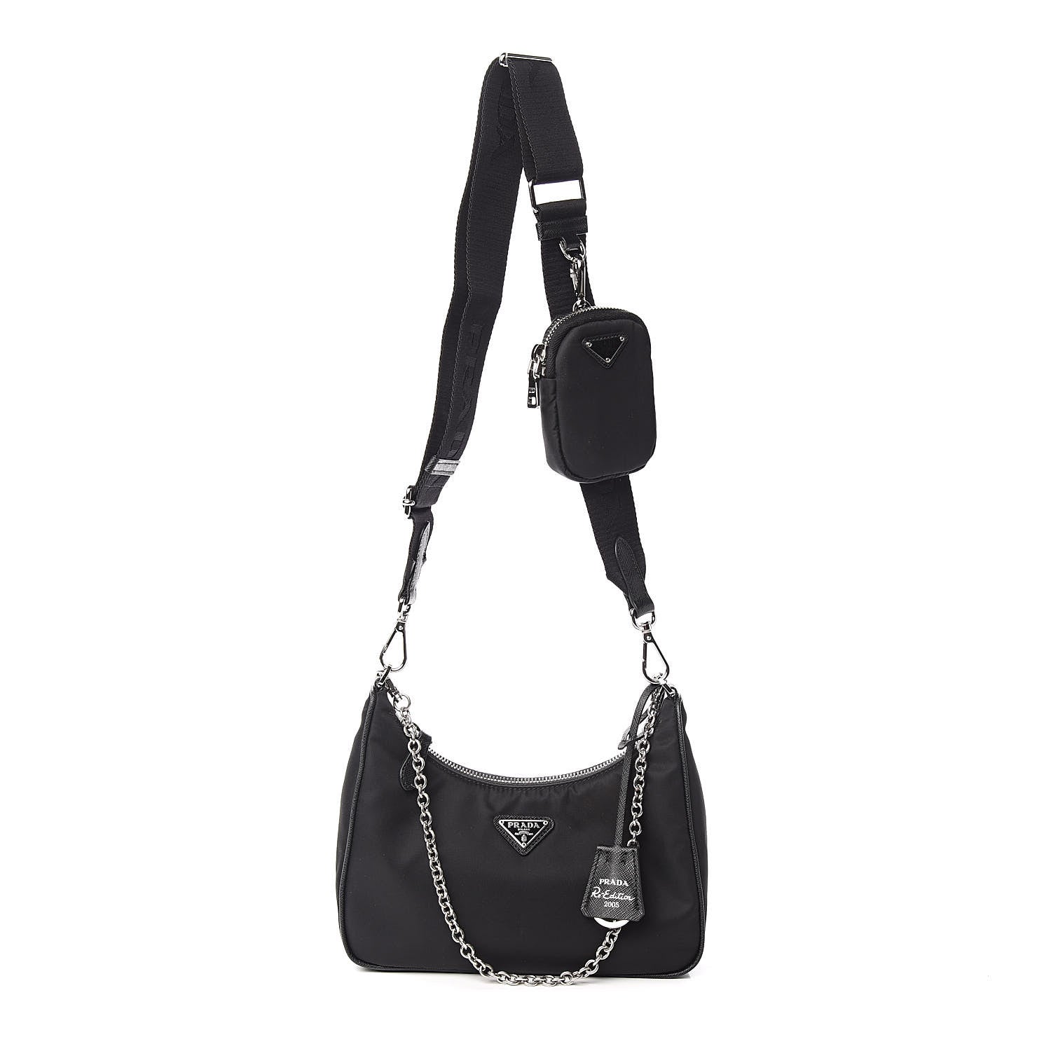 Prada Nylon Re-Edition 2005 Shoulder Bag Black 1 of 11