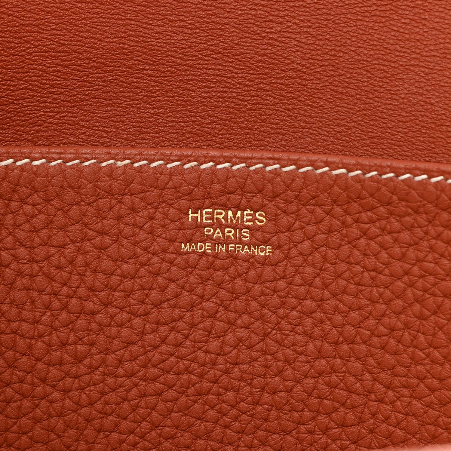 Hermes Taurillon Clemence Halzan 31 Cuivre 8 of 14