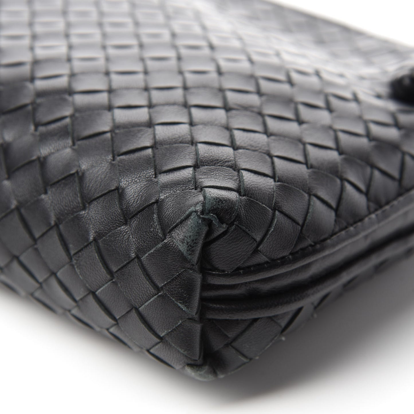 Nappa Intrecciato Nodini Bag Black