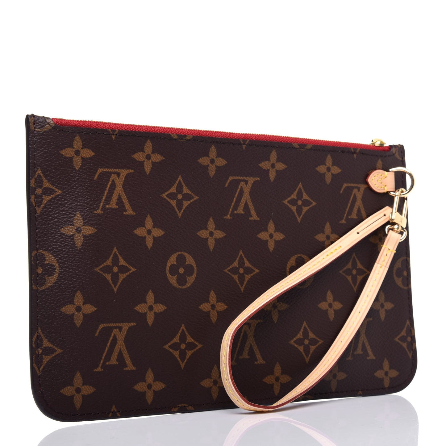 Monogram Neverfull MM GM Pochette Cherry