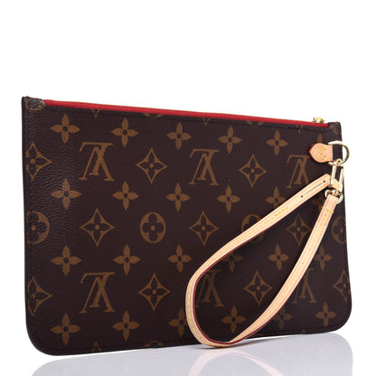 Louis Vuitton Monogram Neverfull MM GM Pochette Cherry 3 of 9