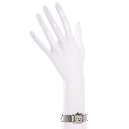 Cartier Stainless Steel 20mm Tank Francaise Quartz Watch 2 of 9