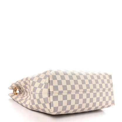 Louis Vuitton Damier Azur Graceful PM Rose Ballerine 3 of 9