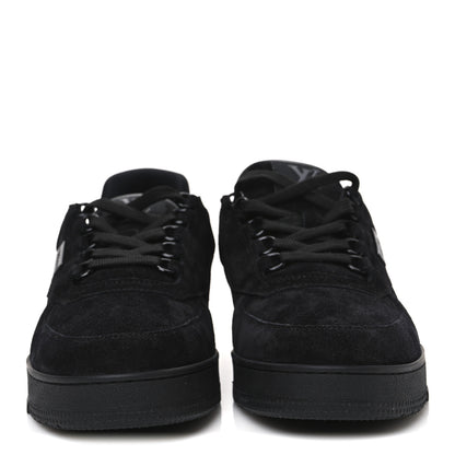 Louis Vuitton Suede Mens LV Trainer Sneakers 8 Black 3 of 10