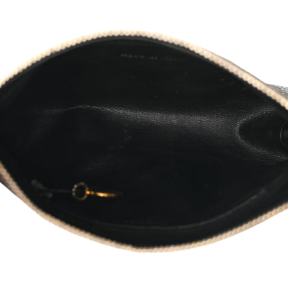 Chanel Caviar Timeless CC Cosmetic Pouch Bag Black 5 of 13