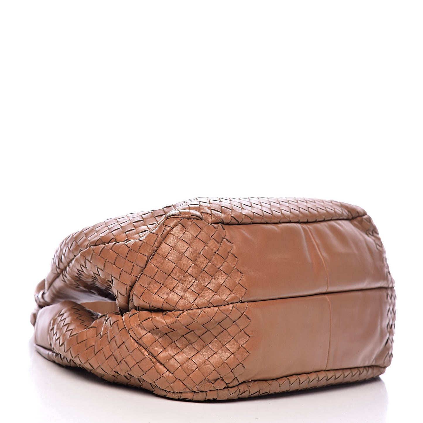 Nappa Intrecciato Medium Campana Noce