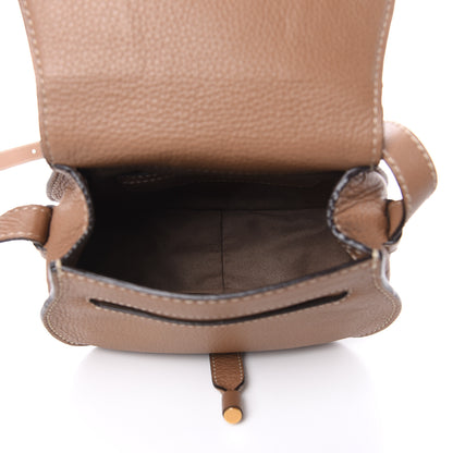Chloe Calfskin Mini Marcie Round Crossbody Bag Nut 5 of 9