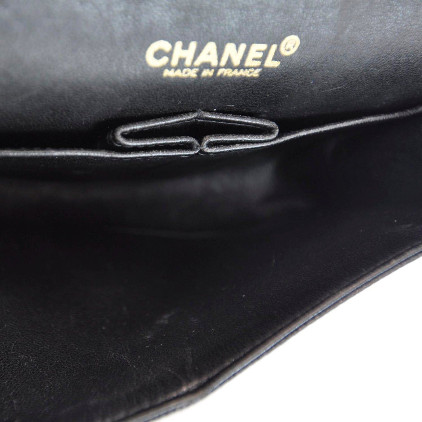 Caviar Quilted Small Double Flap Black