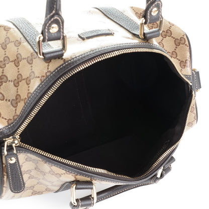 Gucci Crystal Monogram Medium Joy Boston Dark Brown 5 of 7