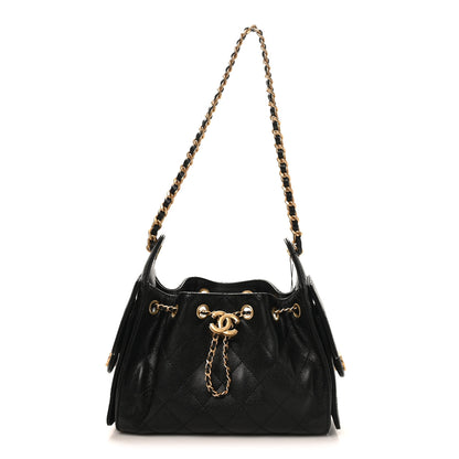 Chanel Caviar Quilted Mini Chanel 25 Handbag Black 1 of 11