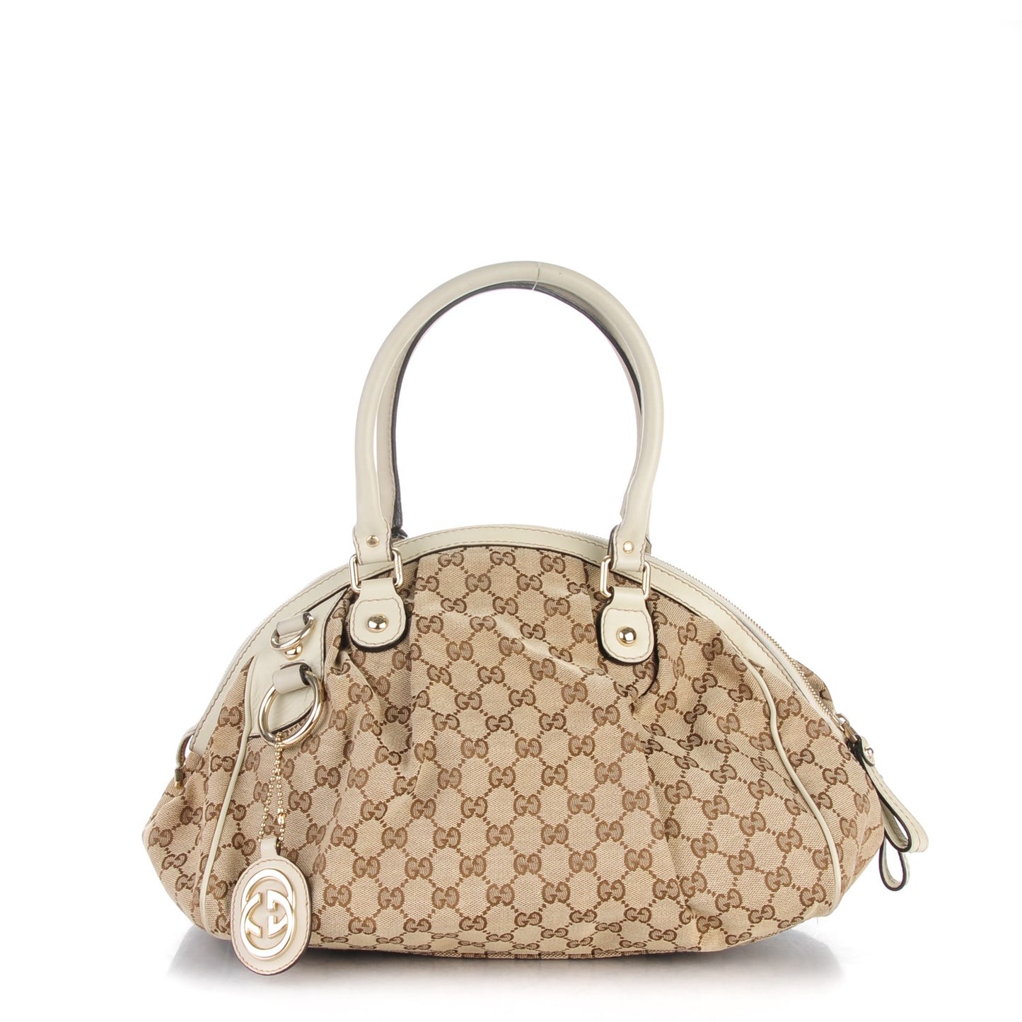 Monogram Medium Sukey Boston Off White