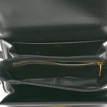 Celine Shiny Calfskin Medium Triomphe Black 5 of 10