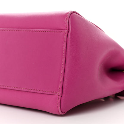 Fendi Nappa Mini Peekaboo Iconic Satchel Magenta 11 of 11