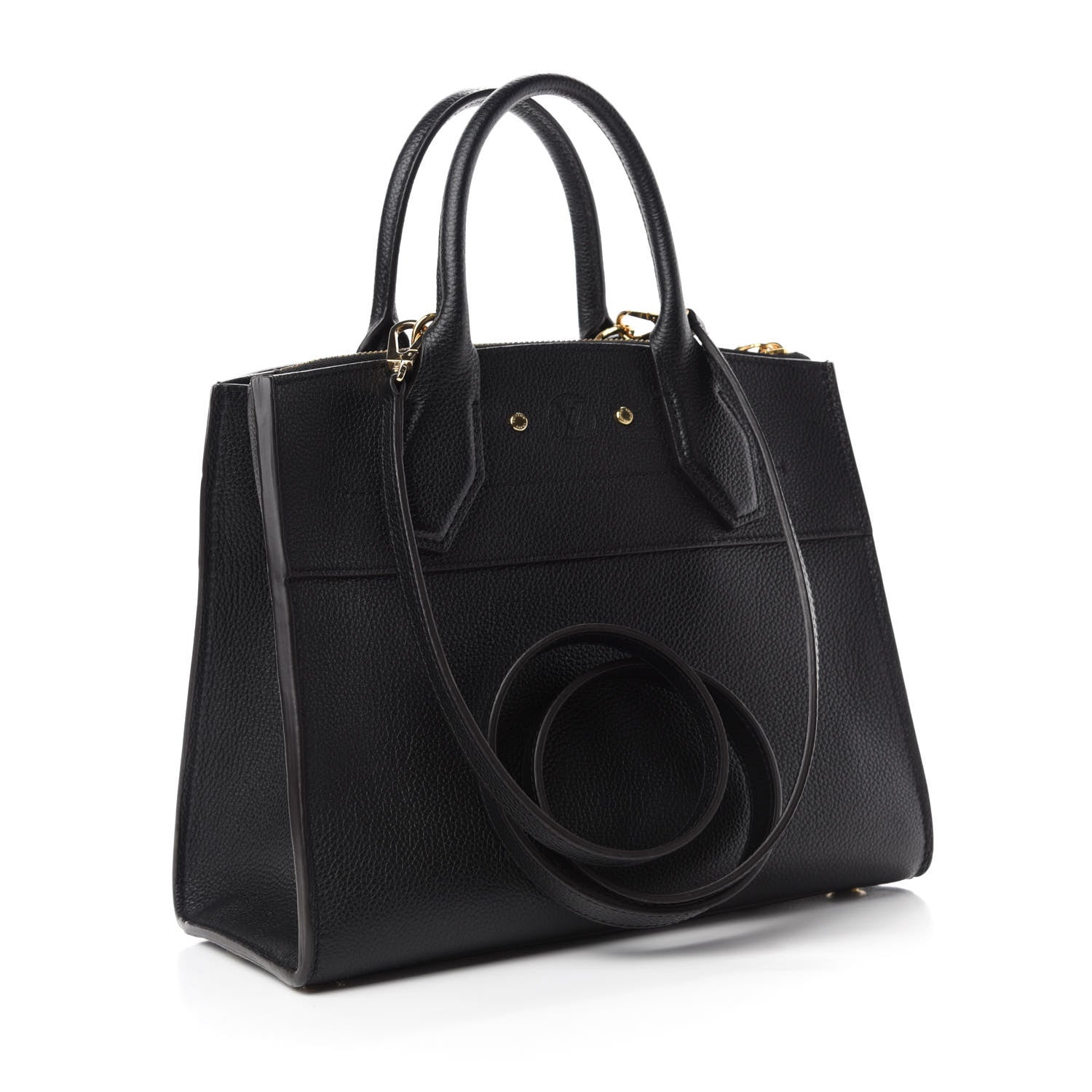 Louis Vuitton Taurillon City Steamer PM Black 3 of 10